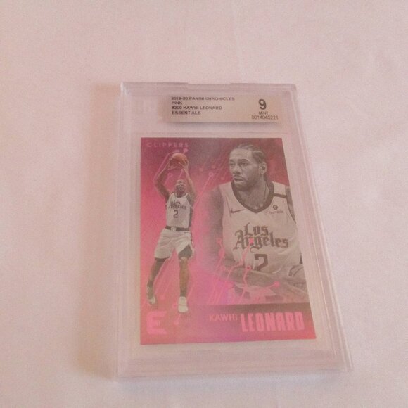 2019-20 PANINI CHRONICLES PINK #209 KAWHI LEONARD ESSENITALS MINT 9 - Picture 4 of 5